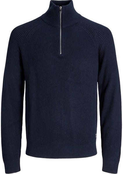 jjpannel Pamuk Karışımlı Regular Fit Yarım Fermuarlı Dik Yaka Kazak Erkek Kazak 12278919 indirimleri