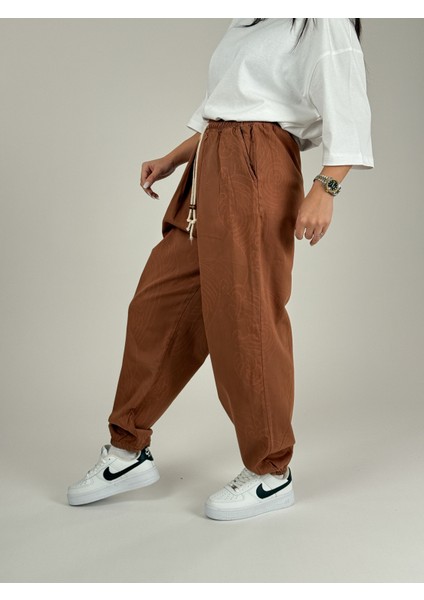 Etnik Desenli Kadın Jogger Pantolon COC1093 fırsatları
