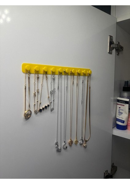 Takı Kanca Rayı Organizer Askılık 10 Bölmeli Askılık