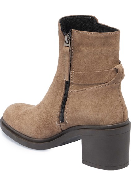 Vizon Hakiki Süet Deri Kadın Casual Bot - K24K1BT67746-A02 fiyatları