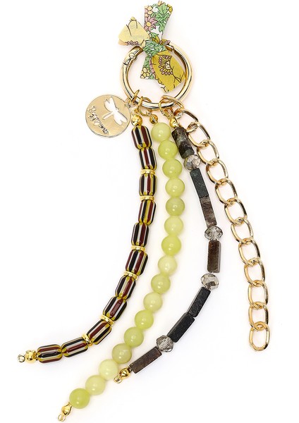 Kadın Mor Boncuklu Metal Charm 000A2D470614