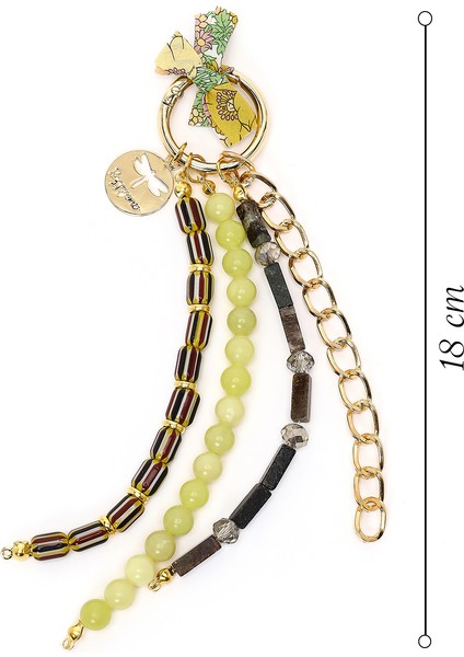 Kadın Mor Boncuklu Metal Charm 000A2D470614 fiyatları