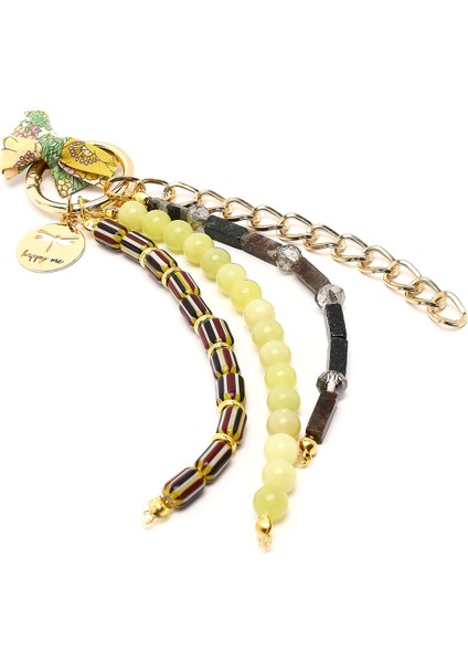 Kadın Mor Boncuklu Metal Charm 000A2D470614 modelleri