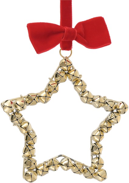 New Year Yılbaşı Star With Ribbon Ağaç Süsü 10X1X10 cm modelleri