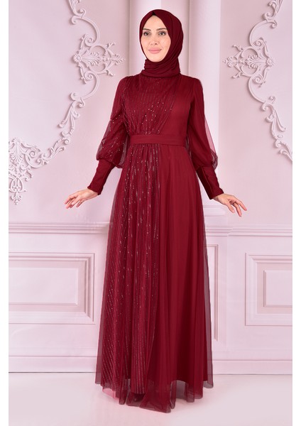 Maya Bella Pullu Tesettür Abiye fırsatları