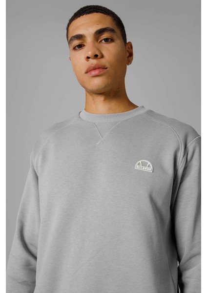 Logolu Pamuklu Regular Fit Bisiklet Yaka Sweat Erkek Sweat EM2821 fırsatları
