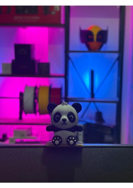 Salıncaklı Panda Araba Süsü, Dikiz Aynası Süsü, Tatlı Panda Dekoru, Araç Aksesuarı