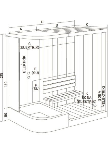 Monalisa Sauna + Kompakt Sistem fiyatları