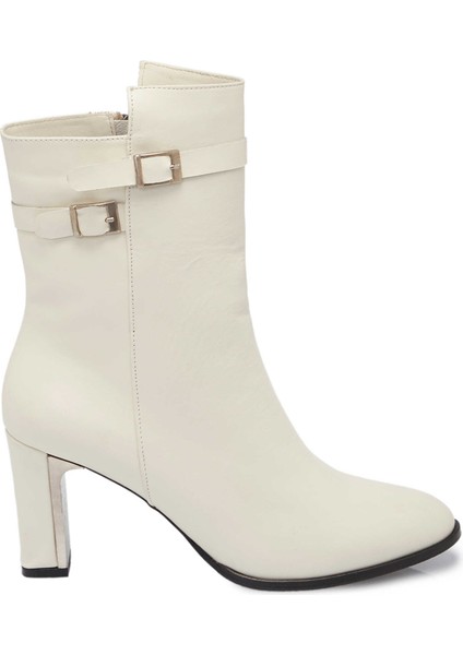 Bej Deri Kadın Klasik Bot - K24K1BT67523-A25 modelleri