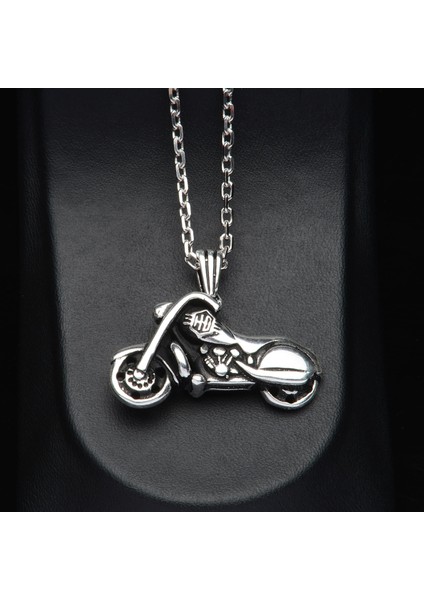 571 Chopper Gümüş Kolye