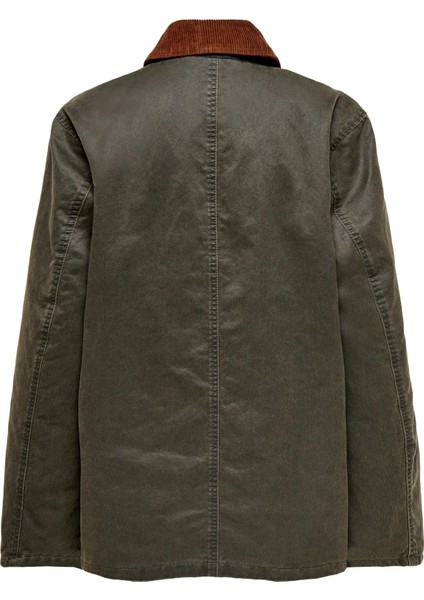 Onlashia Pamuklu Regular Fit Ceket Yaka Mont Bayan Mont 15357495 fiyatları