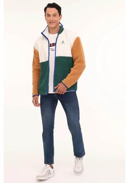 Regular Fit Dik Yaka Fermuaralı Ceket Erkek Ceket 6LE67 5pr fiyatları