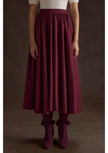 Büzgülü Kloş Cotton Etek fiyatları