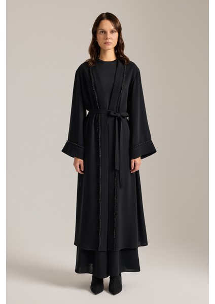 Boncuk ve Ip Işlemeli Kimono indirimleri