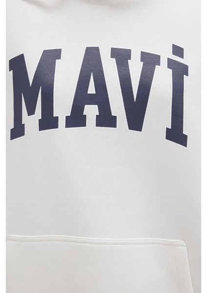 Pamuklu Şardonlu Oversize Fit Kapüşonlu Sweat Bayan Sweat 1600361