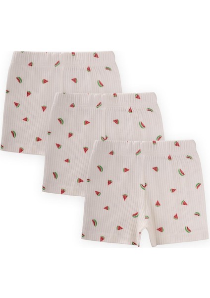 Üçlü Kız Boxer Set 2-9 Yaş Karpuz Desen fiyatları