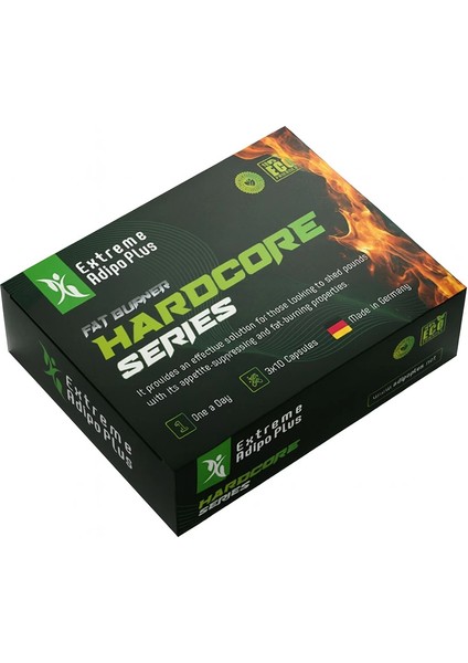 Plus Extreme Hardcore Series Fat Burner 30 Kapsül