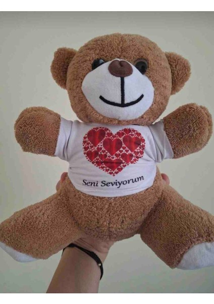 Seni Seviyorum Tişörtlü Peluş Ayıcık