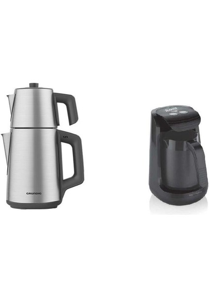 Inox Çay Makinesi ve Schafer Türk Kahve Makinesi