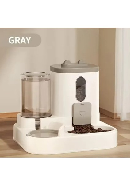 Çift Hazneli Kedi ve Köpek Mama & Su Kabı – Elektriksiz, Hijyenik ve Kolay Temizlenebilir Tasarım