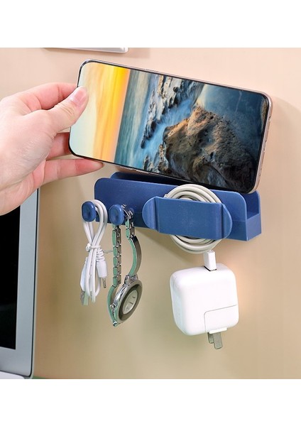 Pratik Kablo Düzenleyici Ve Telefon Şarj Standı
