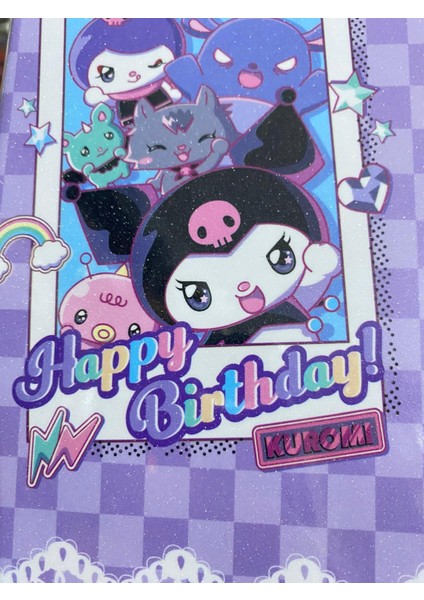 Kuromi Not Defteri Pırıltılı 96X172 mm 1 Adet Asorti modelleri