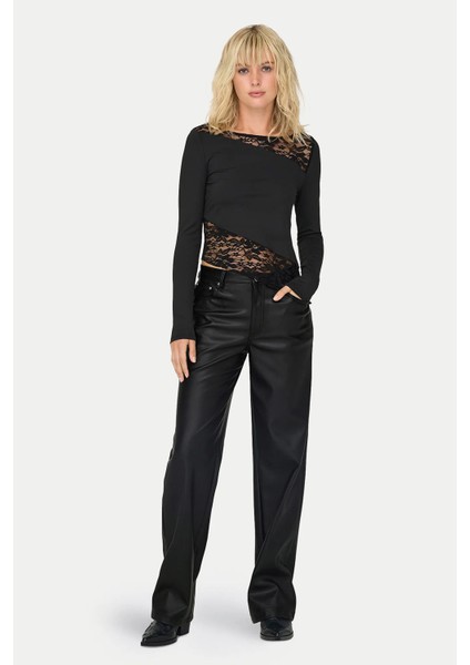 Onlkiri Straight Fit Normal Bel Düz Paça Pantolon Bayan Pantolon 15324777 fiyatları