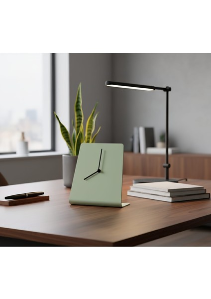 Minimalist Ofis ve Ev Için Dekoratif Metal Masaüstü Saati fırsatları