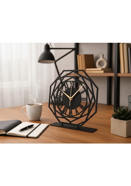 Minimalist Ofis ve Ev Için Dekoratif Metal Masaüstü Saati fiyatları