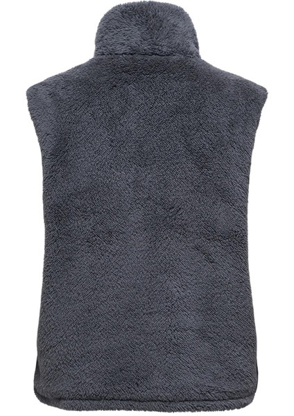 Onlbari Regular Fit Dik Yaka Cepli Peluş Yelek Bayan Yelek 15358902