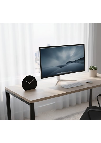 Minimalist Ofis ve Ev Için Dekoratif Metal Masaüstü Saati indirimleri
