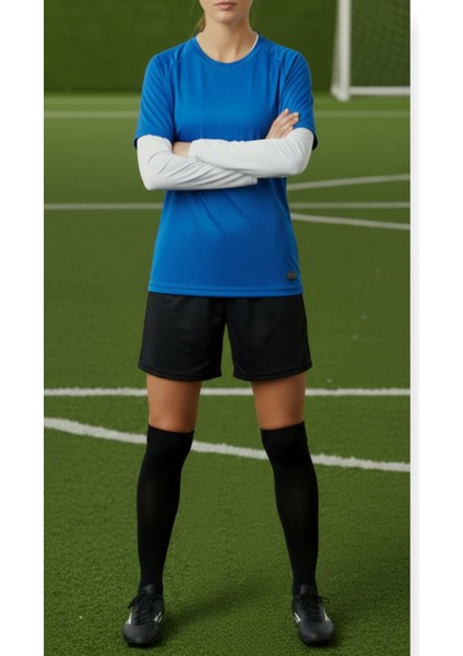 Kadın Micropolyester Uzun Kollu Futbol Içlik - Beyaz fiyatları