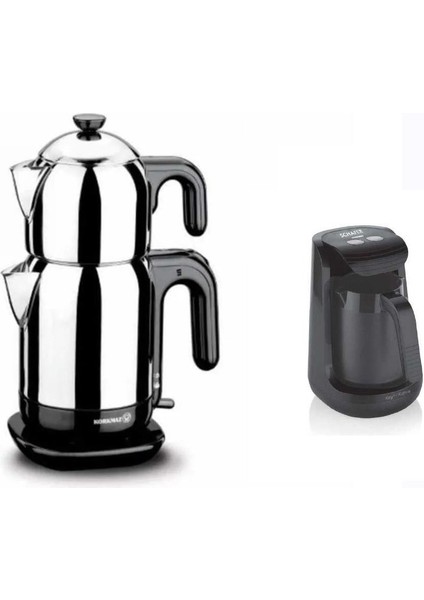 Çelik Çay Makinesi ve Schafer Türk Kahve Makinesi