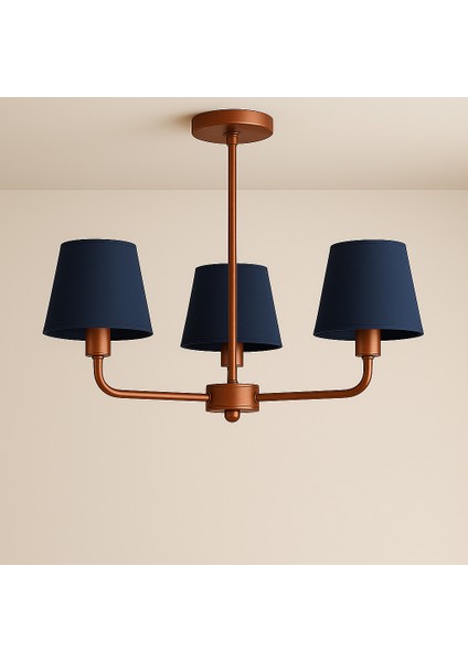 🟠 Nuda Light Coppernight Trio Sarkıt Lamba