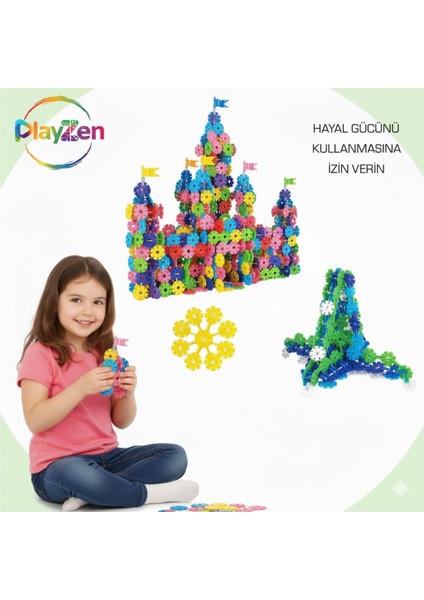 Masterflakes Eğitici Kilitli Diskler Stem Eğitimi Uyumlu 5 Renk ve 300 Parça Yapı Oyuncak Seti fiyatları