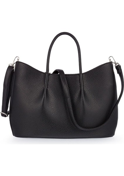 Logo Detaylı Siyah Kadın El Çantası Riv 147-R modelleri