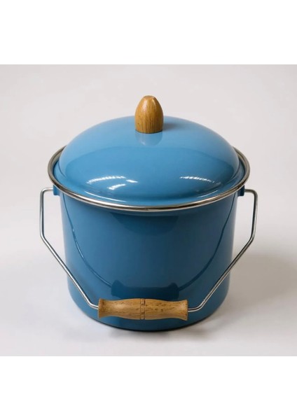 Renkli Bakraç 5 Lt Yoğurt Tenceresi Bakliyat Saklama Tenceresi ( 22 cm 5 Lt )