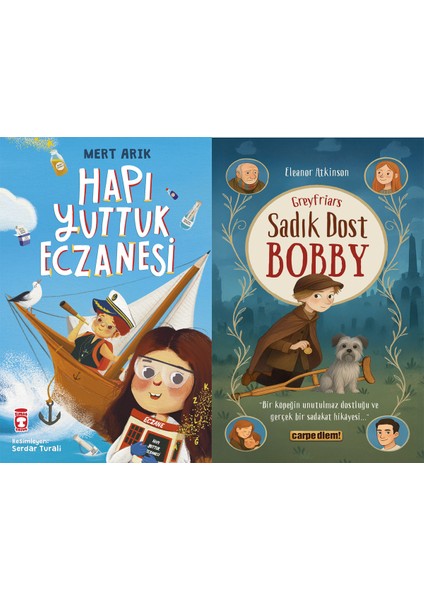 Hapı Yuttuk Eczanesi (Mert Arık) ve Sadık Dost Bobby (Eleanor Atkinson)