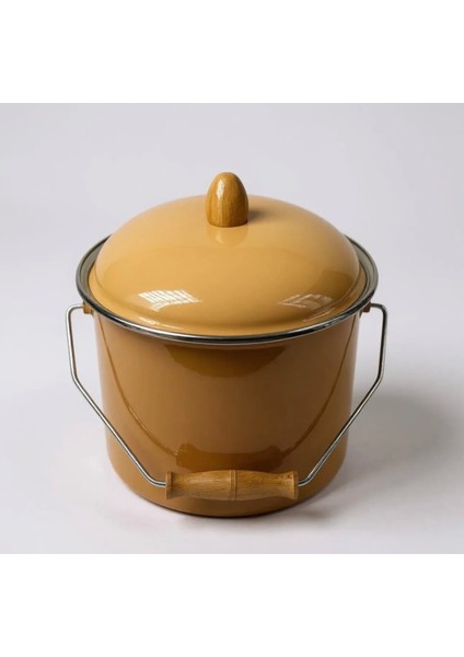 Renkli Bakraç 5 Lt Yoğurt Tenceresi Bakliyat Saklama Tenceresi ( 22 cm 5 Lt )