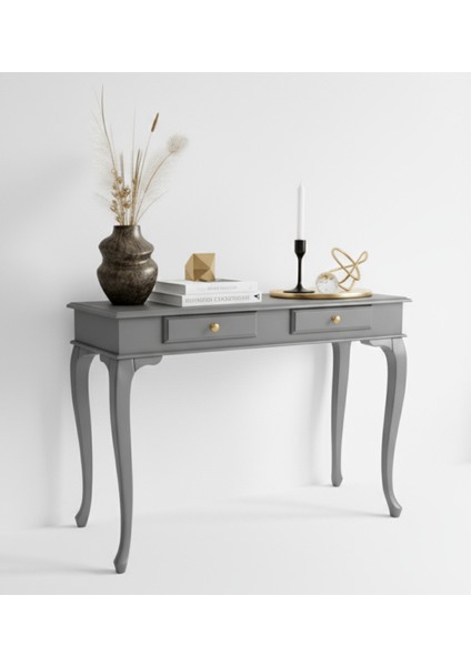 120 cm Masif Çekmeceli Lükens Gri Dresuar modelleri