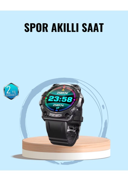 Spor Akıllı Saat – Nabız Ölçer Adım Sayar ve Hareketsizlik Hatırlatıcılı - EMY4137-2068