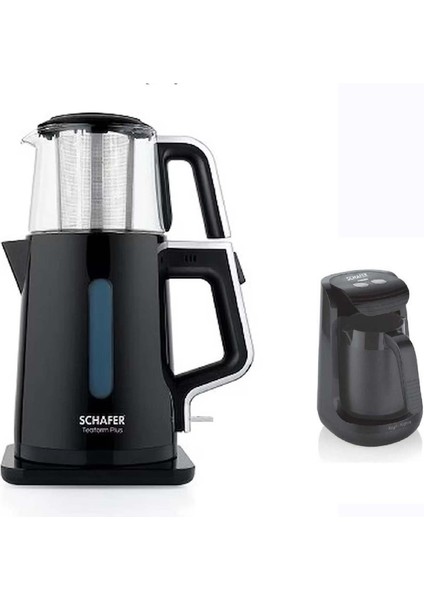 Elektrikli Çay Makinesi ve Schafer Türk Kahve Makinesi