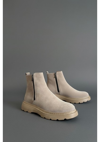 Chelsey Hakiki Deri Çift Fermuarlı Erkek Kışlık Bot modelleri