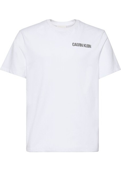 Erkek Beyaz Grafikli Tişört