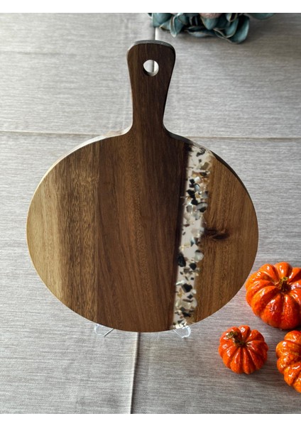 Akasya Yuvarlak Küçük Boy Kesme Tahtası fırsatları