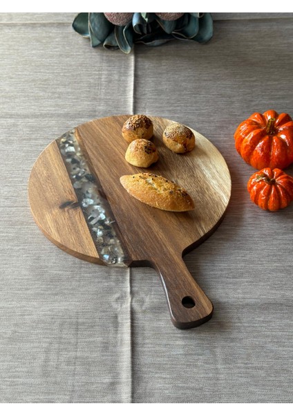 Akasya Yuvarlak Küçük Boy Kesme Tahtası indirimleri