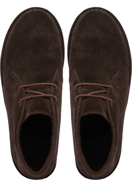 Kahve Hakiki Süet Deri Kadın Casual Bot - K24K1BT67518-B85 indirimleri