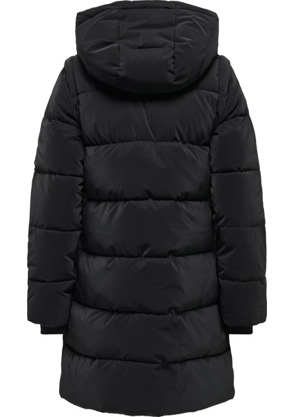 Onldixie Kapitoneli Regular Fit Kapüşonlu Uzun Mont Bayan Mont 15349120