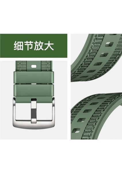 Huawei Watch Gt6 Pro/gt6/gt5 Pro/gt4/gt3 Pro/gt3 46MM Uyumlu 22MM Dokuma Silikon Kordon Kayış modelleri