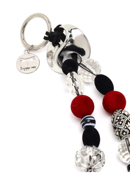 Kadın Siyah Boncuklu Metal Charm 000A2D470214 fırsatları